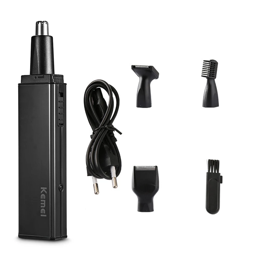 Электрический триммер для носа USB перезаряжаемая Мужская бритва Набор удаления