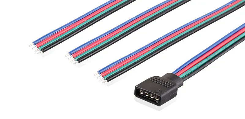 Кабель удлинитель 22AWG длиной 15 см/10 см 4 контакта|4 pin female|cable connector4 connector cable |
