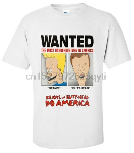 Рубашка BEAVIS и BUTTHEAD самая популярная футболка SMALLMEDIUMLARGEXL|Мужские футболки| |