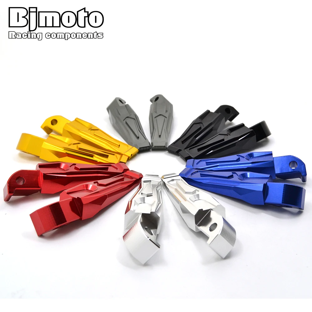 BJMOTO Motorcycle Folding Foot Pegs CNC Rear Passenger Footrests For Yamaha All T max 500 XP500 Tmax 530 2013-2016 MT09 MT 07 | Автомобили