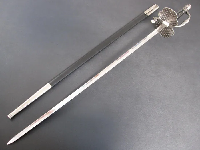 S3504 испанский Зорро мушкетерный меч перфорированная витая бабочка D GUARD