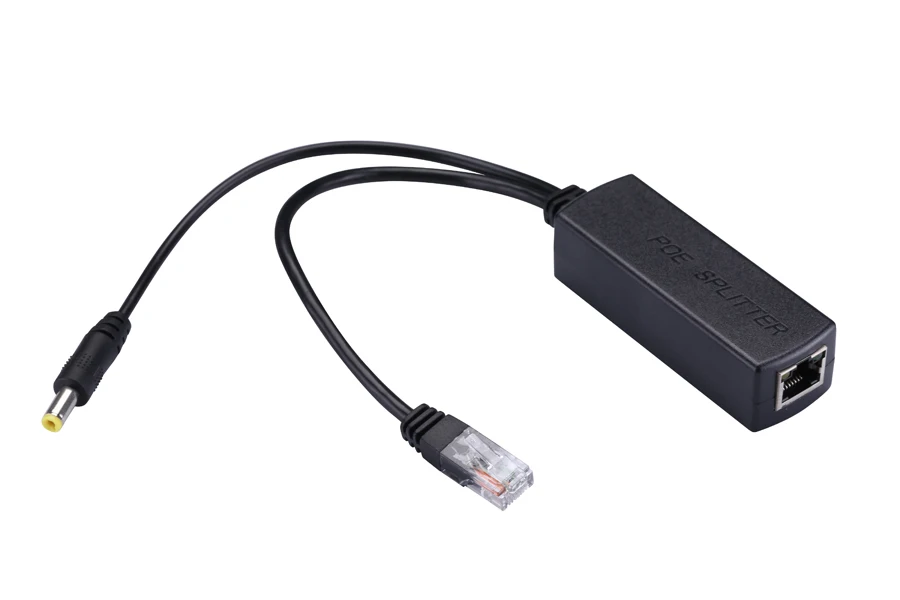 IEEE802.3af стандартный 10/100 Мбит/с Мощность over Ethernet с разъемом 12 V для Выход 48 впотребляемая разделитель PoE адаптер для POE IP Камера