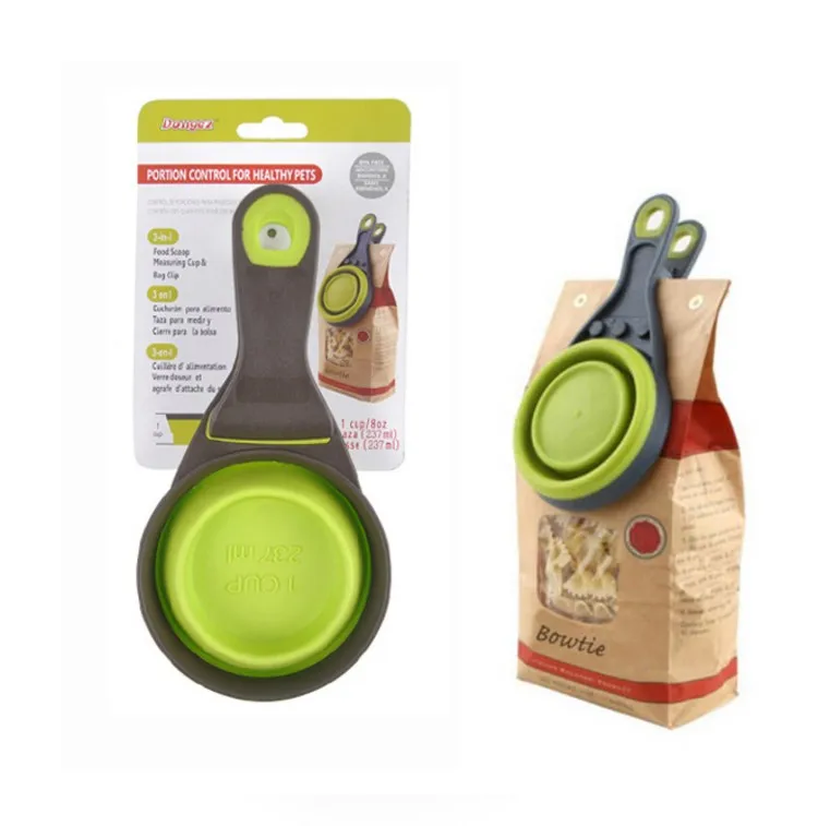 Зажим для герметизации еды ложка домашних животных закуски складные ложки кошек