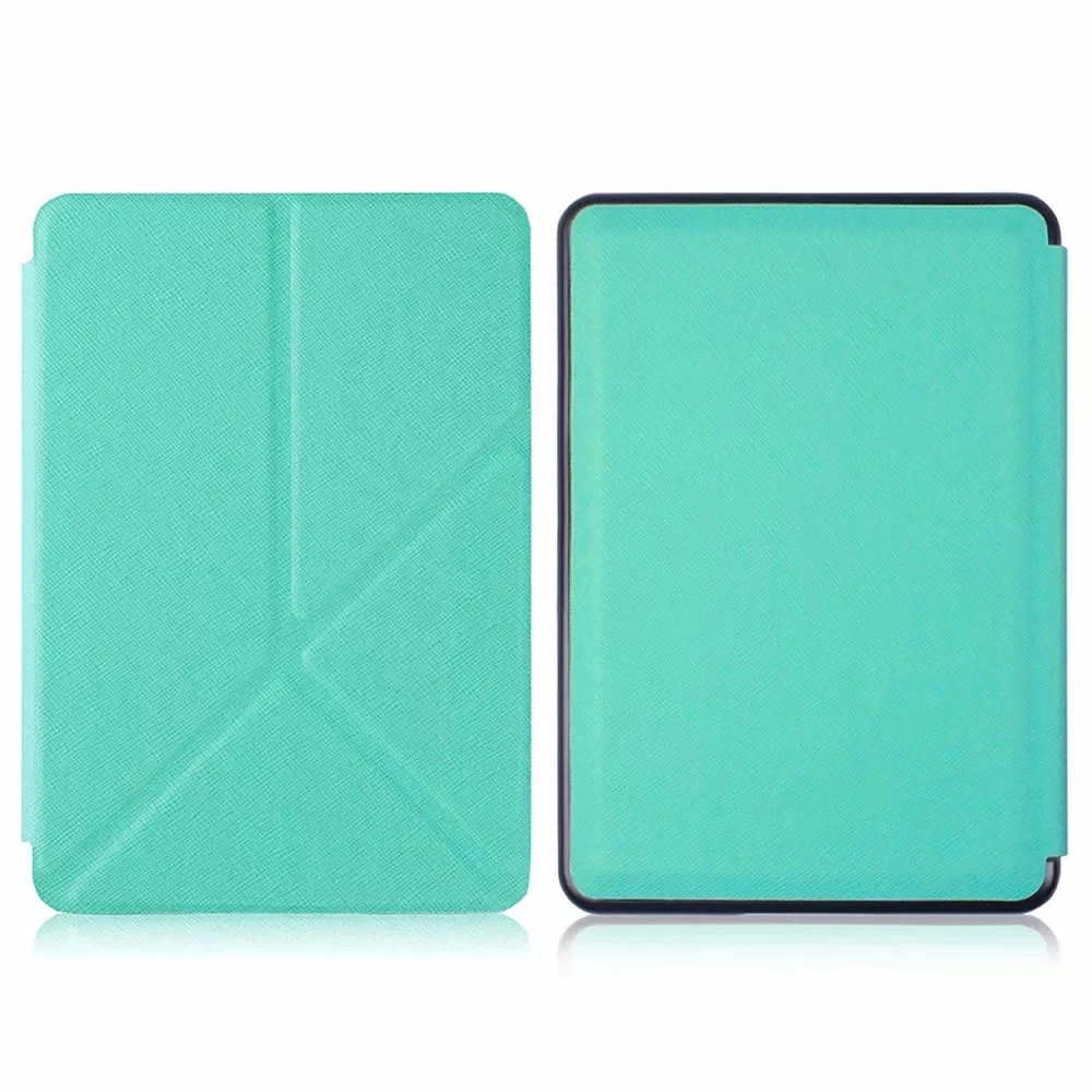 Чехол-подставка из искусственной кожи для всех новых Kindle Release E-reader Cover для Amazon Kindle " 10 поколение защитный чехол - Цвет: Mint Green