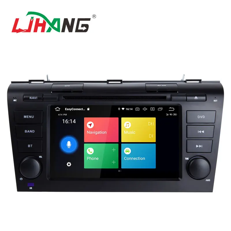 Автомобильный DVD плеер LJHANG Android 10 для MAZDA3 Mazda 3 2004 2009 Wi Fi мультимедиа GPS навигация