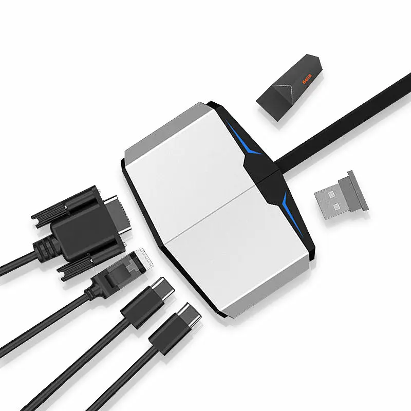 Адаптер Type c HDMI в VGA для ноутбука Lenovo YOGA 920 910 900 Yoga 720 730|USB-хабы| |