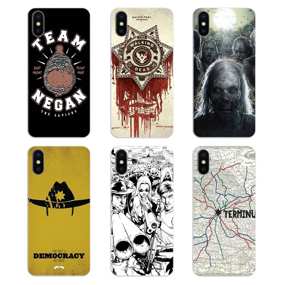 Мягкий чехол Camiseta Negan The Walking Dead TV для Huawei P Smart Y6 P8 P9 P10 Plus Nova P20 Lite Pro Mini 2017 SLA-L02 SLA-L22 2i |