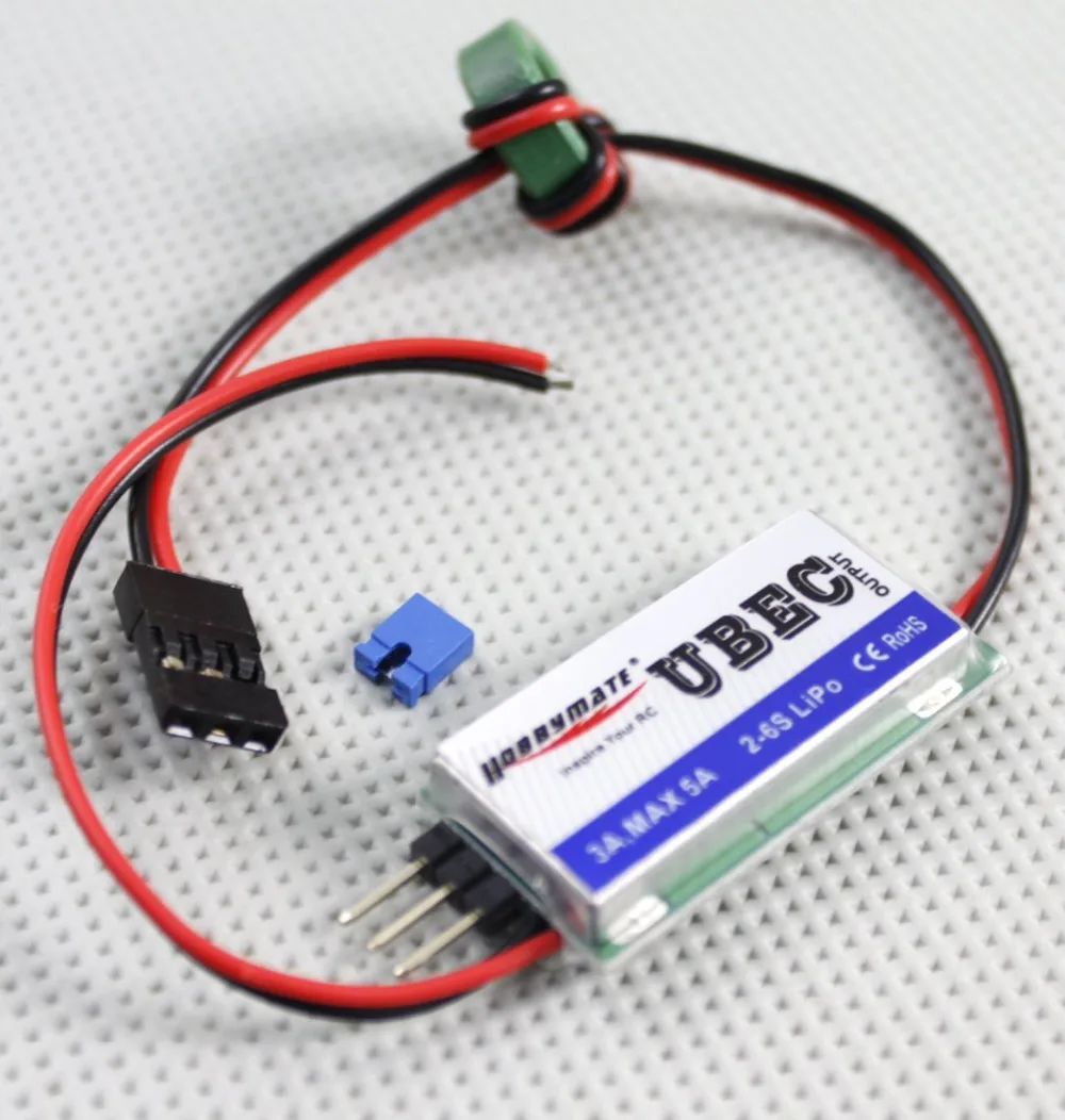 HOBBYMATE переключатель режим UBEC 5 В/6V 3A выход для комплекта радиоуправляемых