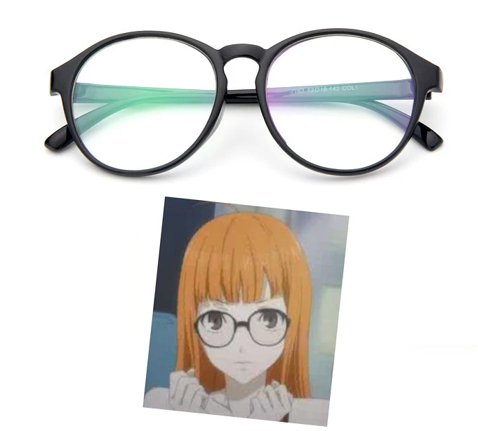 Persona 5 P5 Glavnyj Geroj Kurusu Akira Futaba Sakura Kosplej Ochki Prop Black Frame Glaees Tematicheskaya Odezhda I Uniforma Aliekspress