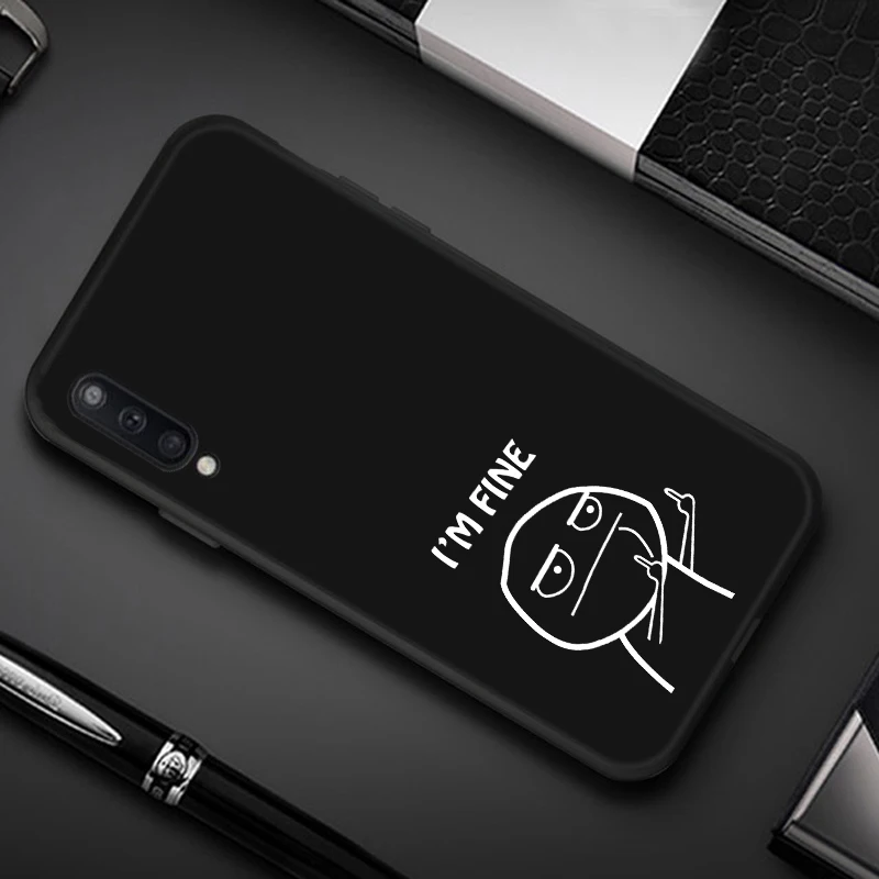 Stitch 6 black case IZYEKY милый силиконовый чехол для samsung galaxy A50 A30 A10 A20 A20e A40 A60 A70 M10 M20 M30 S8 плюс S7 край животного свиньи Coque - Цвет: Stitch 6 black case