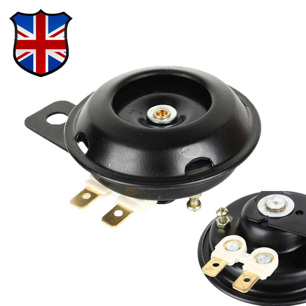 Universal Motorcycle Air Horn 12v Super Loud 105dB 70mm A24 for Scooter Moped Dirt Bike ATV Go-Kart Dirt Bike Pocket Bikes