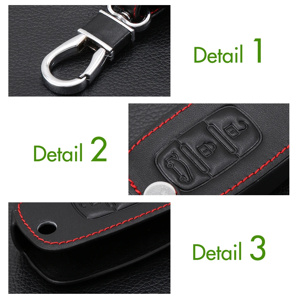 Автомобильный брелок складной кожаный чехол для ключа LADA Sedan Largus Kalina Granta Vesta X Ray XRay