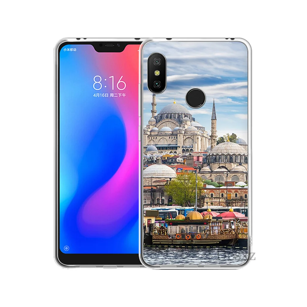 Чехол для телефона Турция Стамбул Sceneary Building Redmi Note 3 4 4X5 5A 6 Pro Prime
