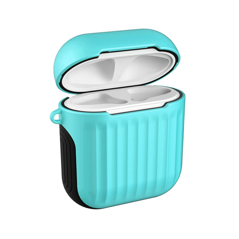Для Apple AirPods One Skins с силиконовым и жестким покрытием двухслойный дизайн