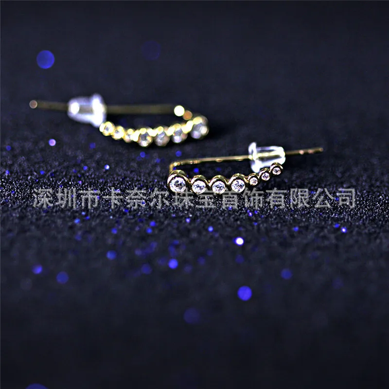 ROMAD Взрывные Модели круглые u-образные клипсы для ушей женские гальванические