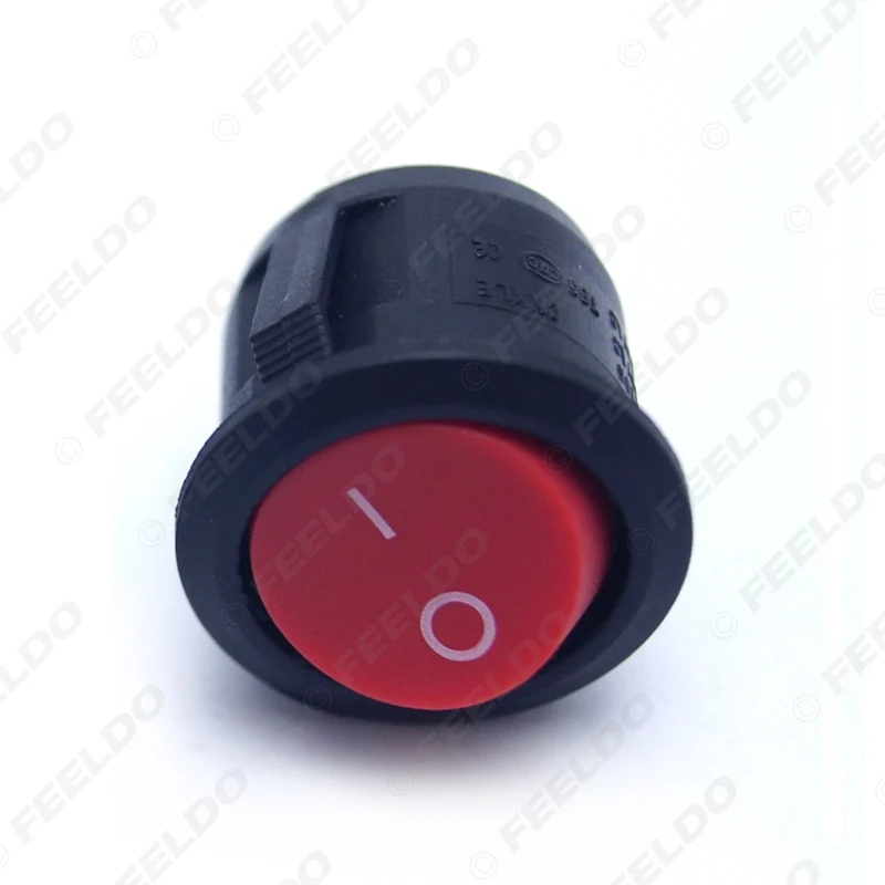 Motobot 2 Pin 23 мм Диаметр круглая кнопка 6A/250V 10A/125V AC автомобиль/Авто/Лодка Rocker SPST
