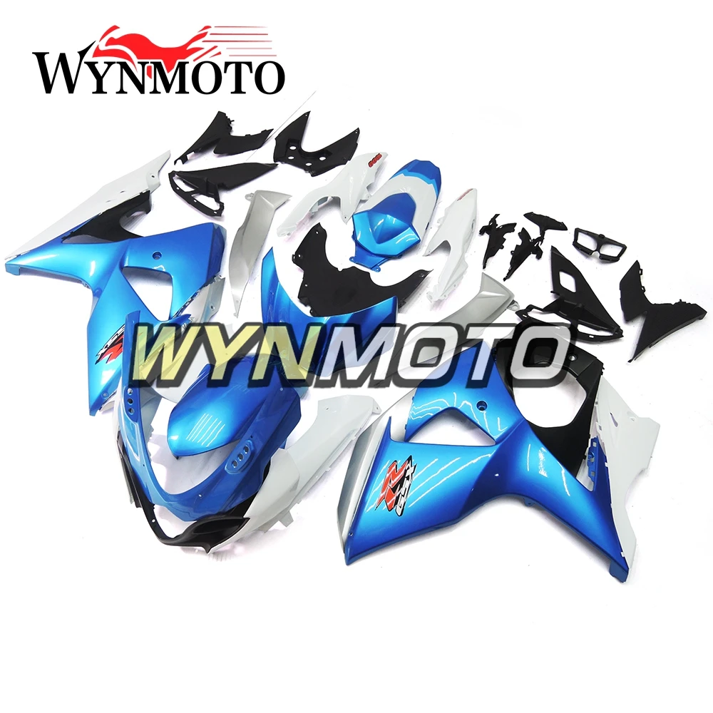 

Чехлы панели Белый Серебристый полностью из АБС-пластика для Suzuki GSXR1000 K9 2009-2016 09-16 мотоцикл обтекатель комплект