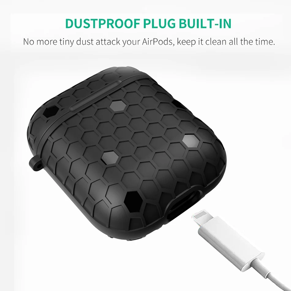 Чехол для беспроводных Bluetooth-наушников чехол Airpods силиконовый ключей Airpod Air Pods
