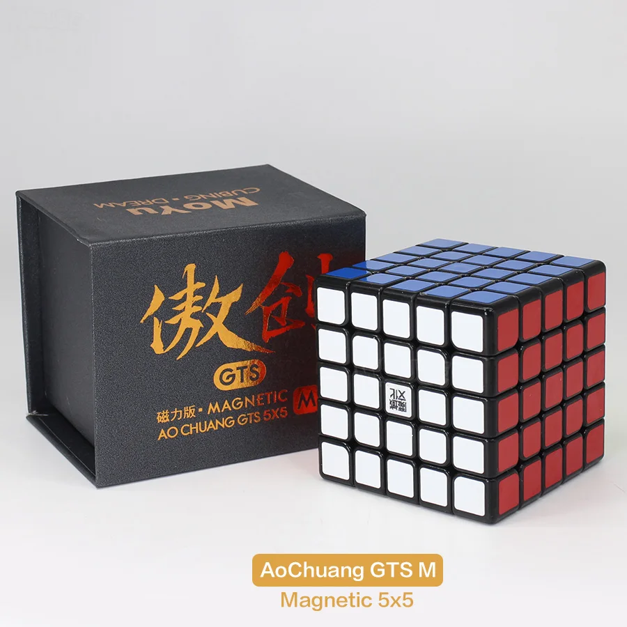 GTSM-Black Кубик Moyu 5x5x5 Aochuang GTS GTSM магический скоростной куб 5x5 Магниты Cubo Magico Neo Puzzle 5x5 игрушки для детей мальчик офисная игрушка - Цвет: GTSM-Black
