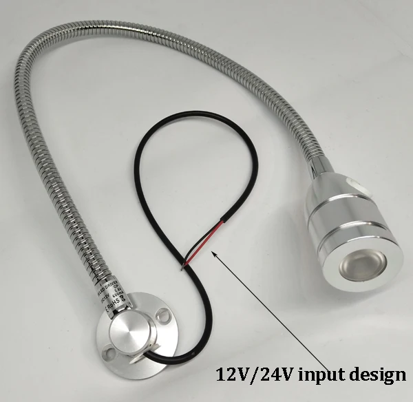110 V/220 V/12 V/24 V изогнутая труба Спальня светодиодный настенный светильник s с чтения светильник 3 Вт