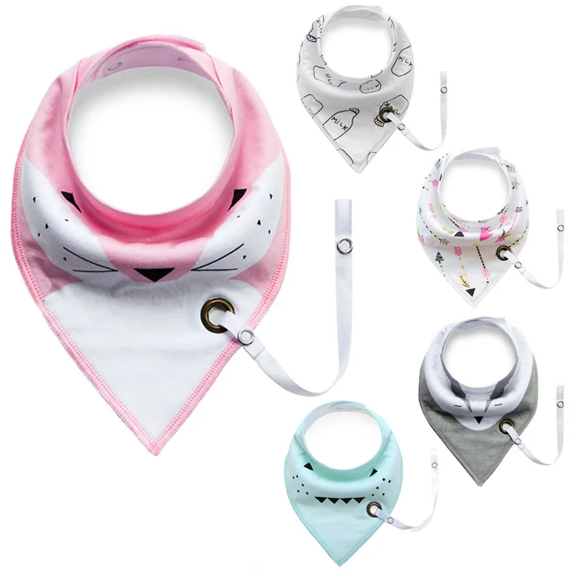 2019 детские нагрудники с нипппельным тросом нагрудник для младенцев хлопковая