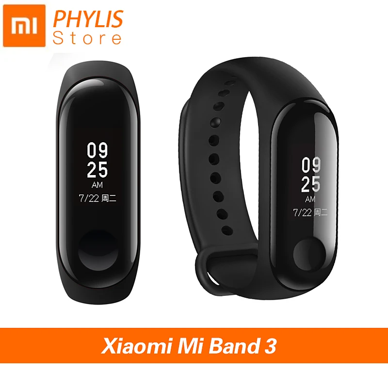 Xiaomi mi Band 3 спортивный смарт-Браслет фитнес-браслет шагомер пульсометр умный Браслет Сенсорный экран Xio mi Smartband mi Band 3