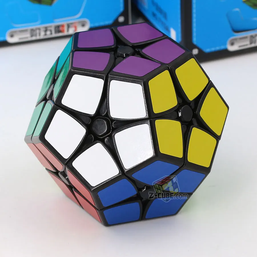 Megaminx 2x2 Black Волшебный куб-головоломка Shengshou SengSo megamin x Cube 2x2 3x3 4x4 5x5 6x6 7x7 8x8 9x9 dodecahedron megaminxeds обучающая игрушка - Цвет: Megaminx 2x2 Black