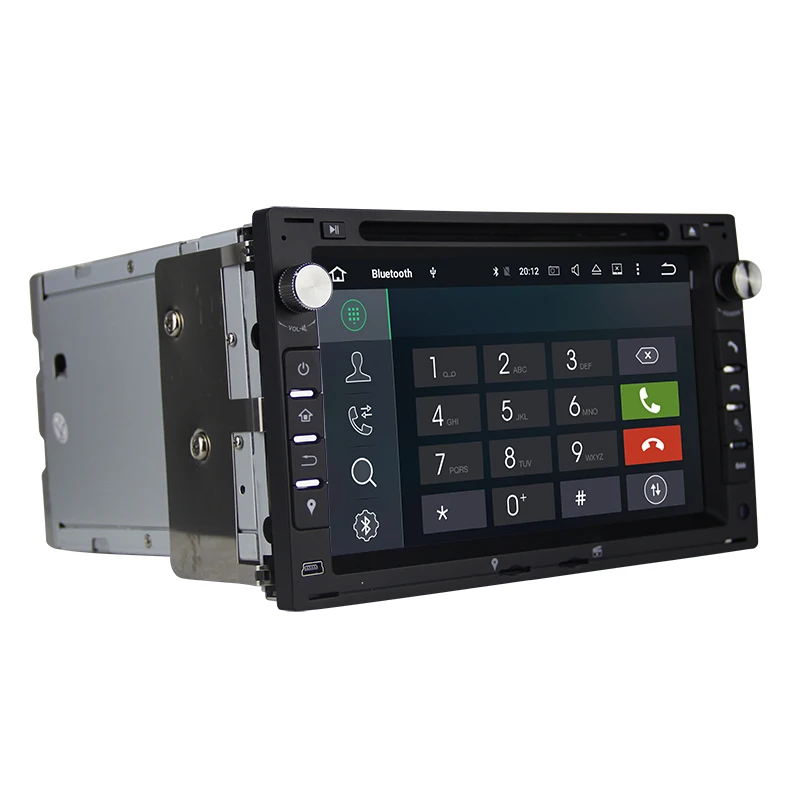 KSAOTU 7 &quotDAB + 4G Android 8 1 автомобильный DVD плеер SD GPS для VW Golf Passat Polo сидение Bora Peugeot