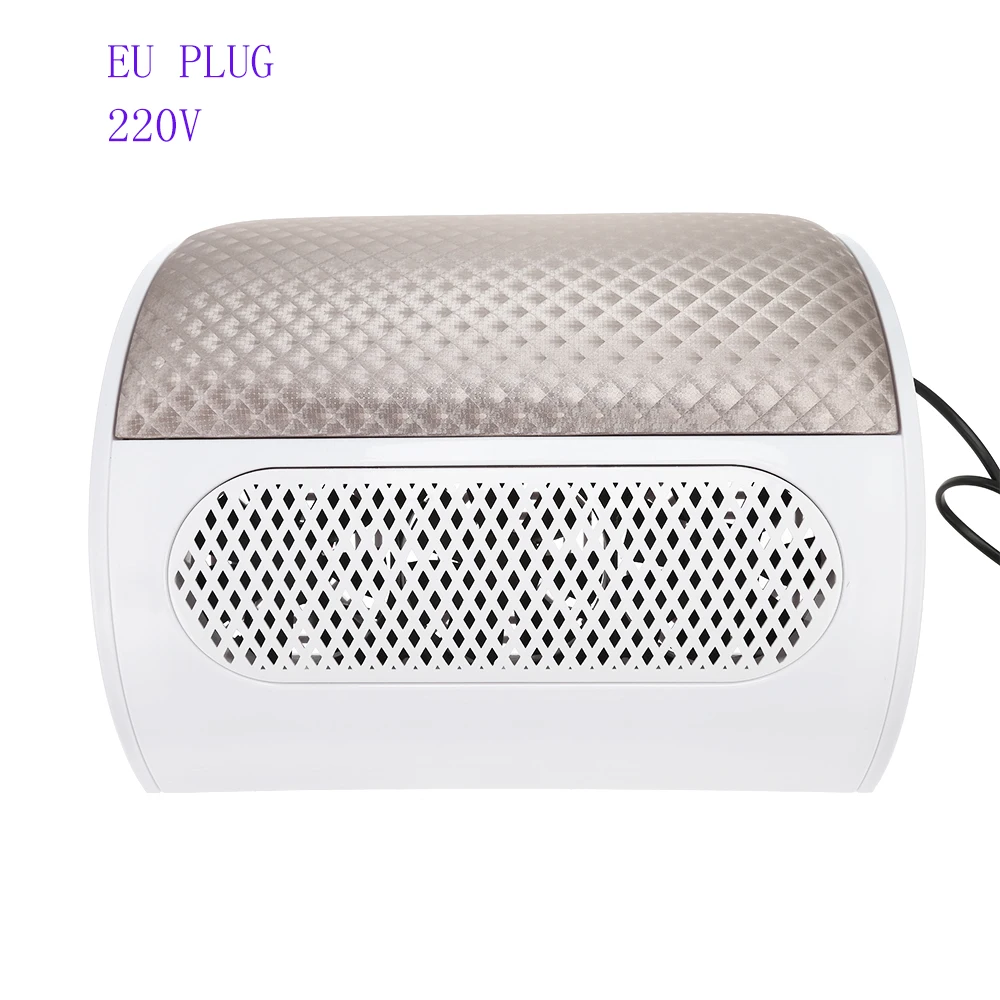Golden EU PLUG Gustala 36 Вт Мощный салонный коллектор для всасывания пыли с ногтей с 3 вентиляторами пылесос маникюрные инструменты с 3 мешками для сбора пыли - Цвет: Golden EU PLUG
