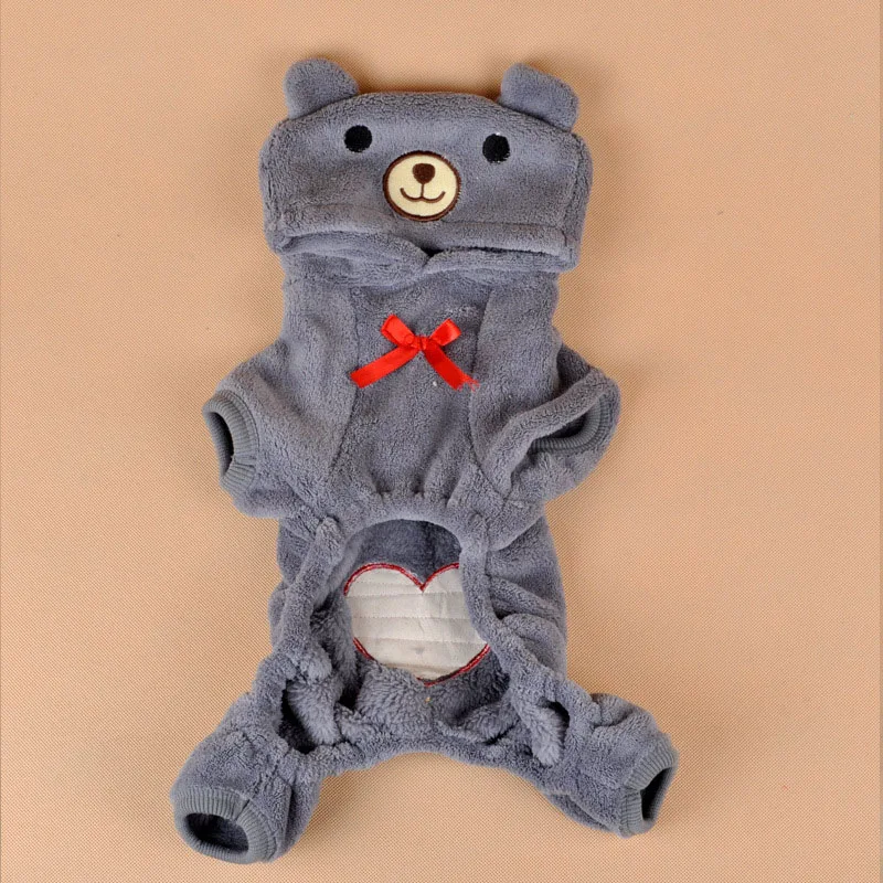 Осенне зимний костюм для собак теплый любителей одежда куртка щенков пальто