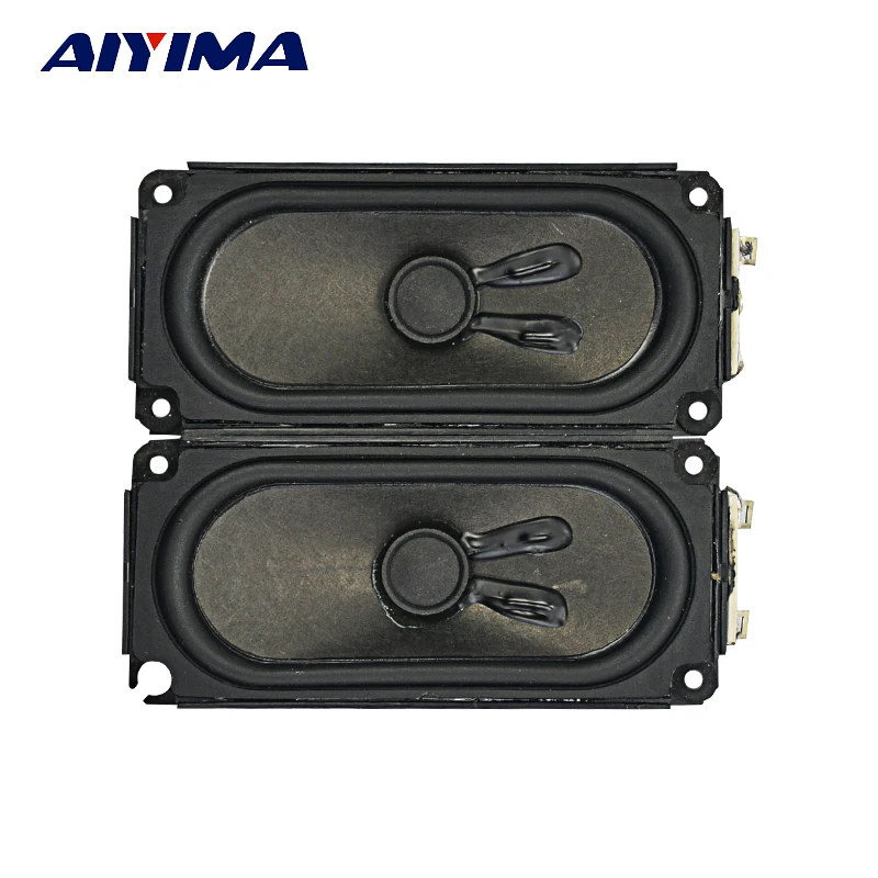 AIYIMA 2 шт. мини портативные звуковые колонки 10045 8 Ом 10 Вт динамик для ТВ lcd DIY