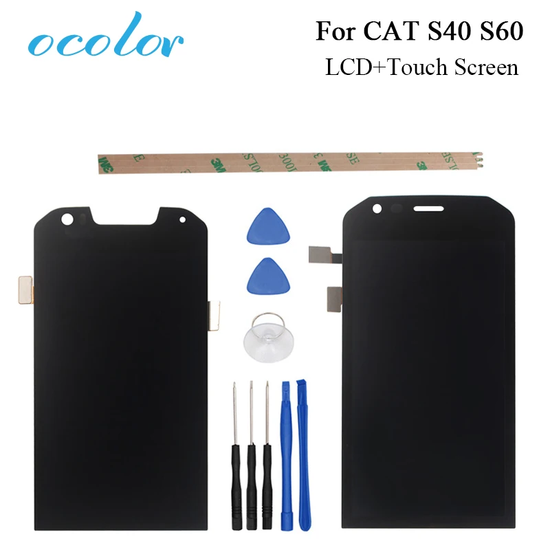 Ocolor для CAT S40 S60 ЖК дисплей и сенсорный экран хороший дигитайзер сборка Замена с