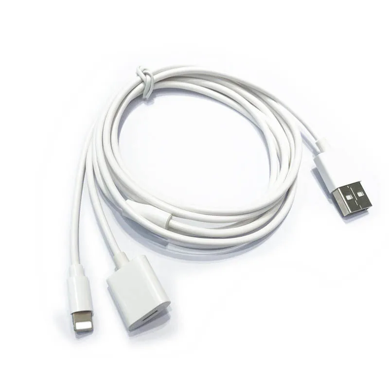 2 in1charger для Apple Pencil адаптер iphone кабель зарядки Шнур iPad Pro Карандаш стилус мужчин и