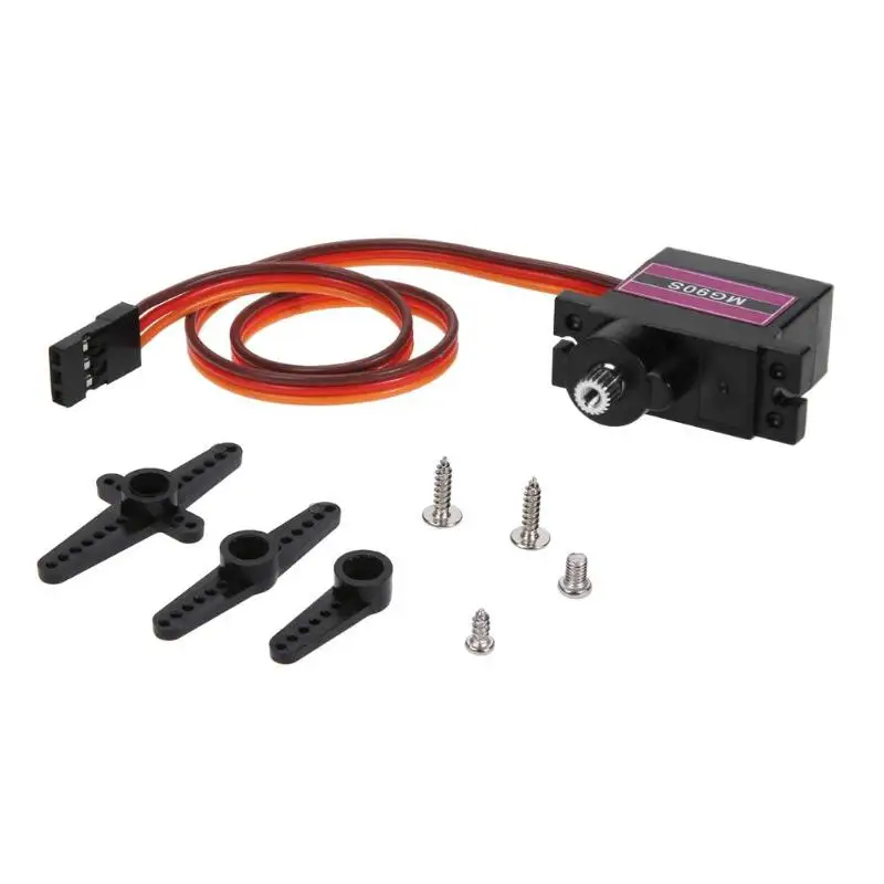 Logic Ics новая Mg90s металла Шестерни ed Micro Tower Pro сервопривод для Игрушка Лодка автомобилей Самолет Вертолет MG90S 9 г из металла Шестерни Servo