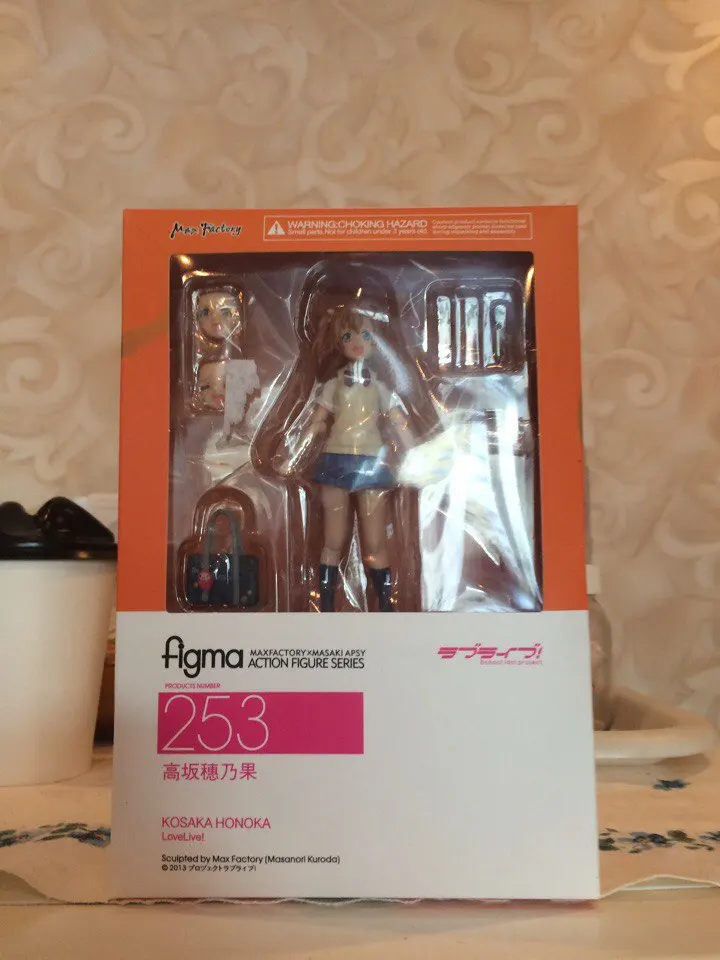 Figma 253 Love Live School Idol Project Kousaka Honoka ПВХ фигурка Коллекционная модель игрушки 14
