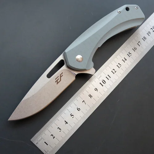 Новый EF74 складной походный резчик D2 лезвие G10 ручкой уличный охотничий нож для