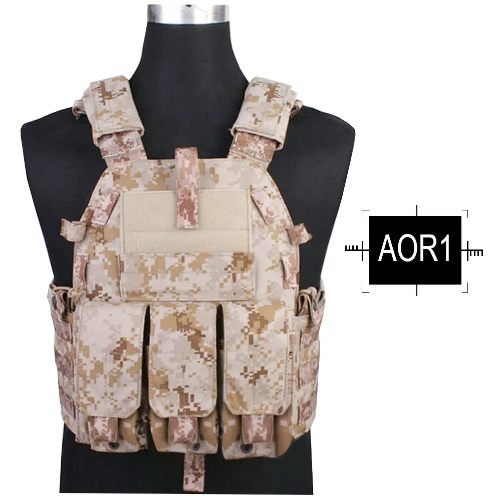 EMERSONGEAR Тактический модульный жилет с Airsoft 094K M4 Mag мешочек боевой CS тактический Molle пластина Перевозчик жилет EM7356