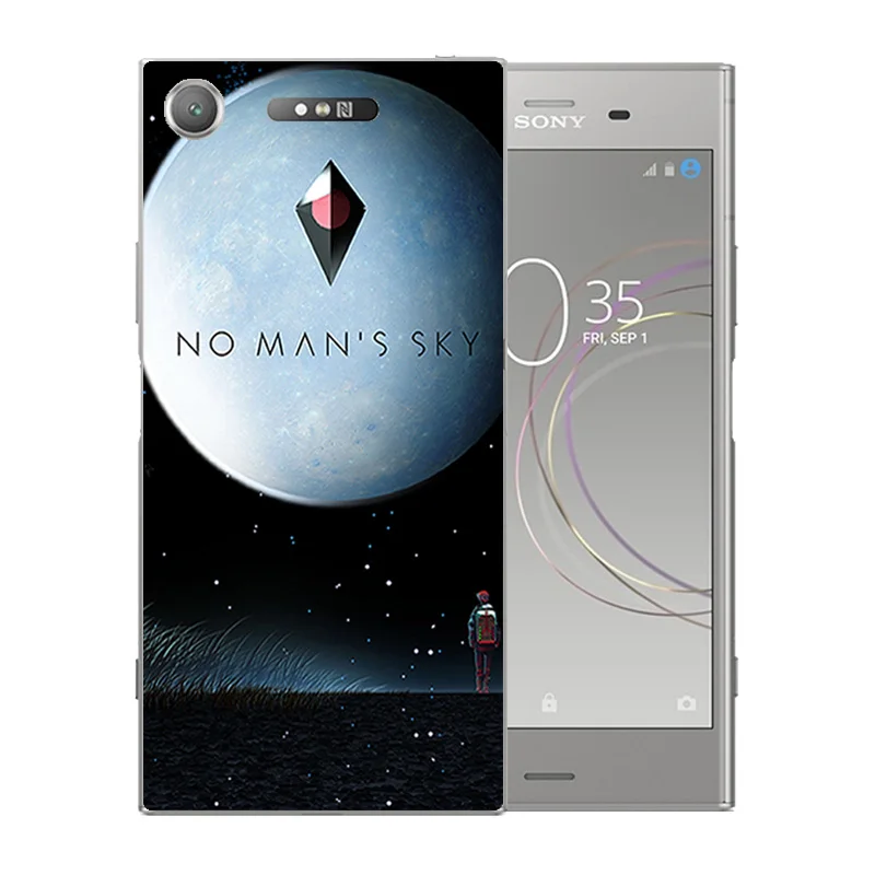 5 2-дюймовый для Sony Xperia XZ1 телефонный силиконовый чехол ТПУ Мягкий космический мир