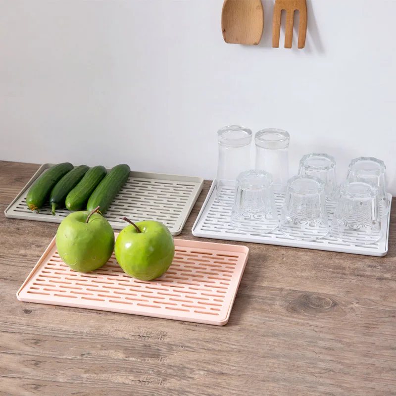 New Kitchen Organizer Double Layer Dish Vegetable Water Tray Drainer Multifunctional Drying Rack Washing Holder Storage | Дом и сад