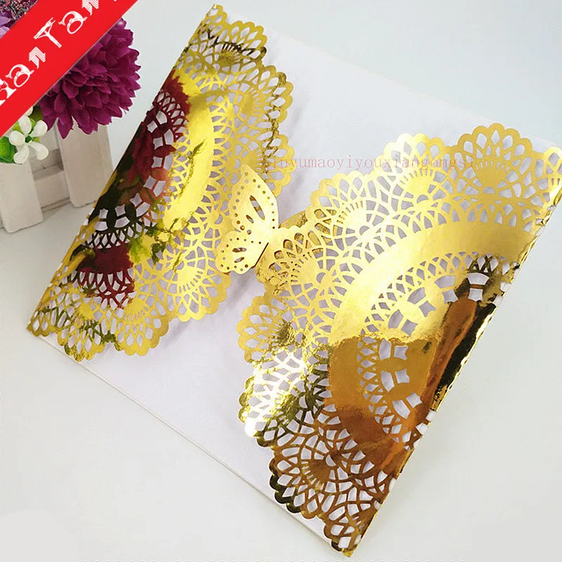 10 шт. декоративные романтические открытки с пряжкой бабочкой|card|supplies partysupplies wedding