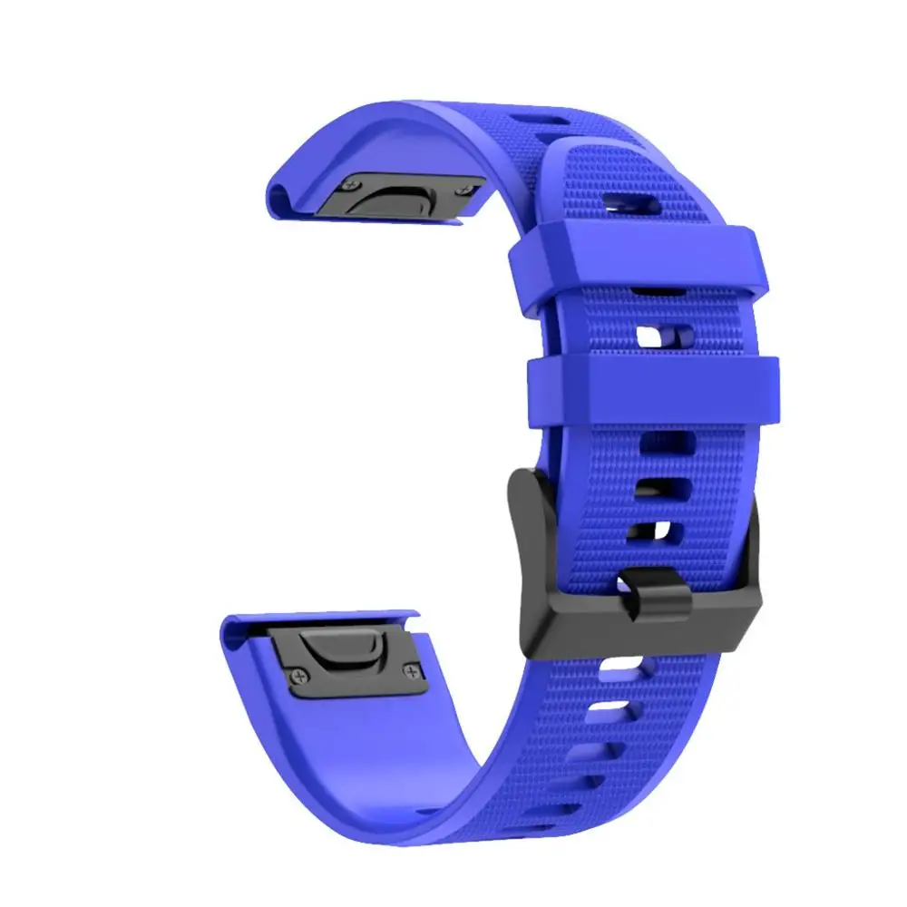 L Для Garmin Fenix 5X Plus Quick Release сменный ремешок для спортивных часов Силиконовый легкий Fit Wirstband Смарт часы браслет аксессуары - Цвет: L