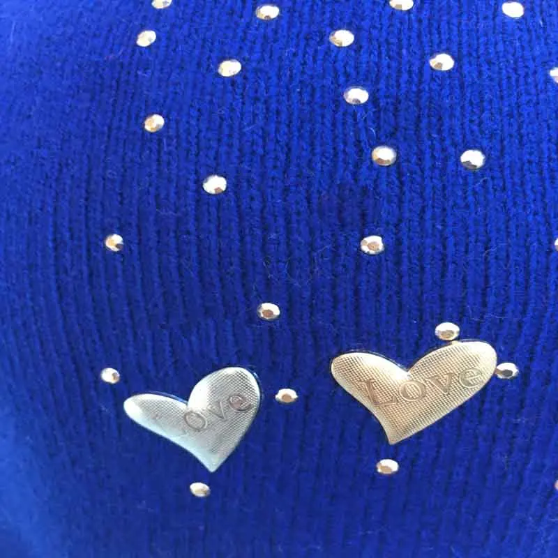 

MTTZSYLHH2018 Pom Children Winter Hat For Girls Hat Knitted Beanies Cap Brand Thick Baby Cap Baby Girl Winter Warm Hat