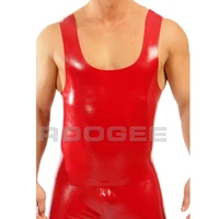 latex rubber weskit waistcoat costume red for men can mix color and size