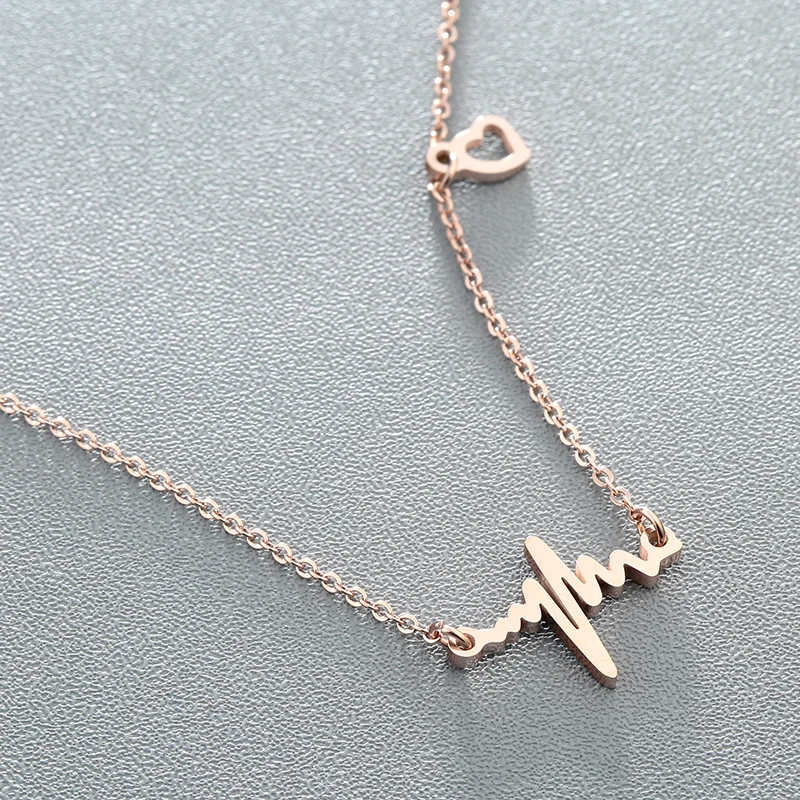 Сердце Подвески Браслеты из нержавеющей стали для 2017 женская обувь девочек