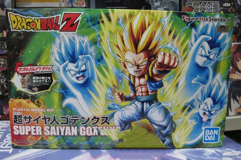 BANDAI spirts фигура-подъем стандартная сборка фигурка-Супер Saiyan Gotanks Gotenks пластиковая модель "Dragon Ball Z"