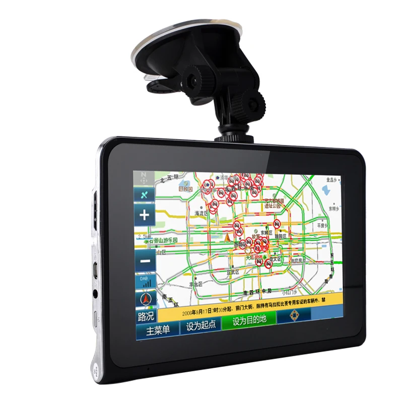 7 дюймов GPS Android навигации емкостный Экран Автомобильные видеорегистраторы