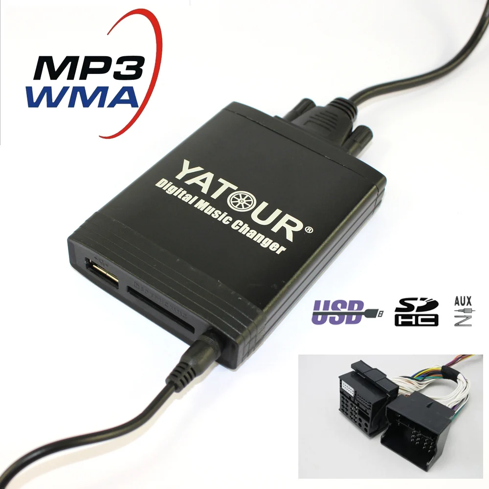 Yatour для Opel Antara Astra H J Corsa D Combo B YT-M06 автомобиль USB MP3 адаптер SD AUX цифровой cd-чейнджер