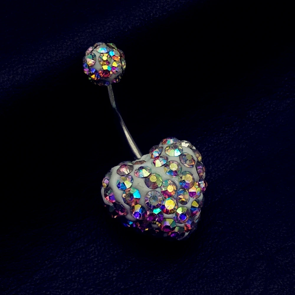 Полноразмерные Шамбала чешские гипоаллергенные кольца для пупка пирсинг в форме