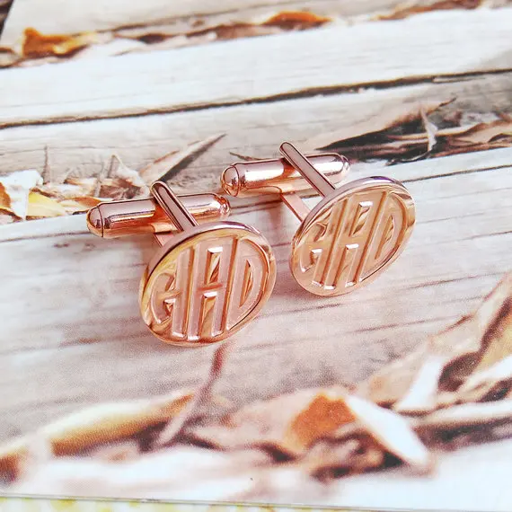 Розовое золото свадебный подарок для жениха индивидуальные бриллиантовые