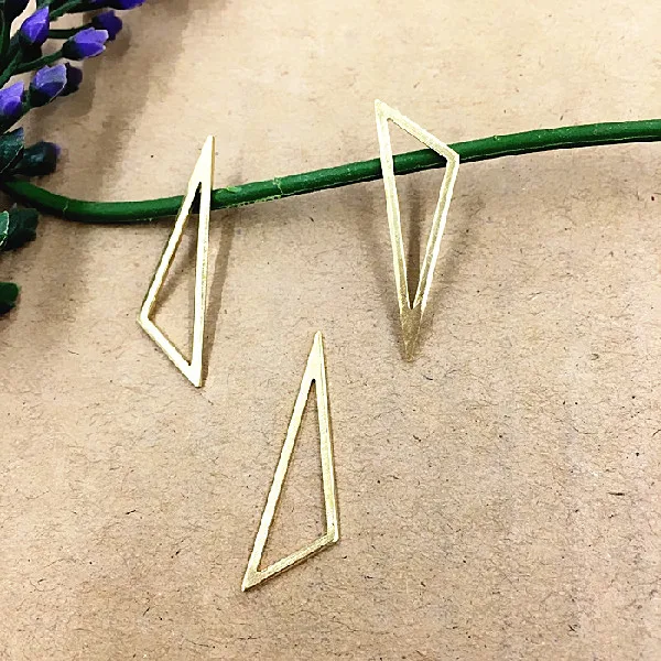 28*8 мм филигранные металлические обертки треугольные геометрические конструкции